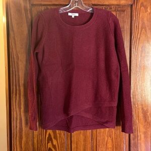 Madewell burgundy sweater